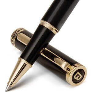 Luxury Rollerball Pen,24K Gold Trim,Noble & Elegant Designs,Schneider Ink Refill